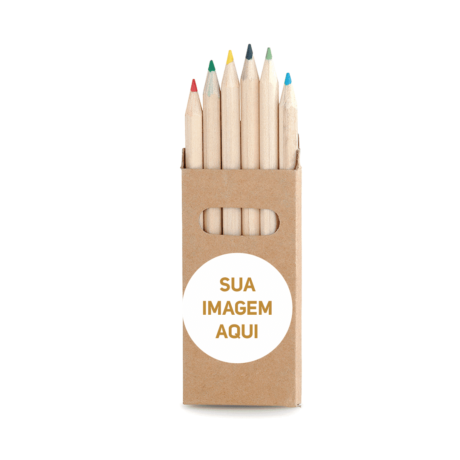 Caixa de lápis de cor para personalizar