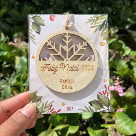Enfeite de Natal "Feliz Natal"