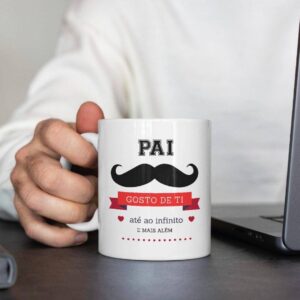 Caneca "Pai gosto de ti" para o dia do pai