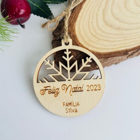 Enfeite de Natal "Feliz Natal"