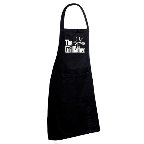 Avental preto " The GrillFather"
