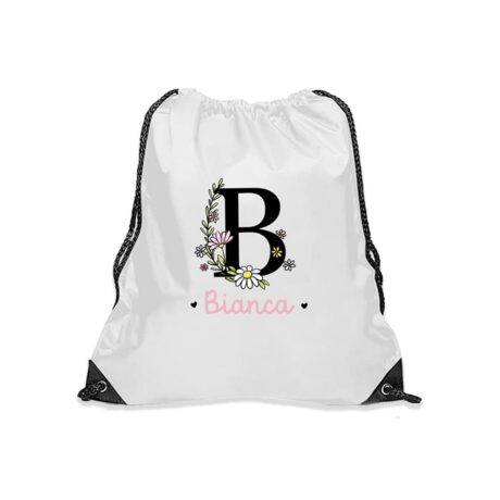 Mochila poliéster Monograma floral