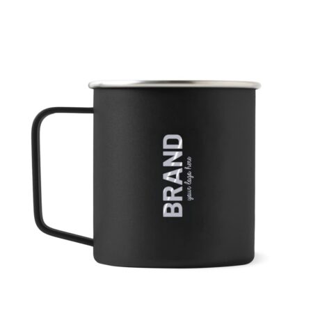 Caneca metálica gravada a laser